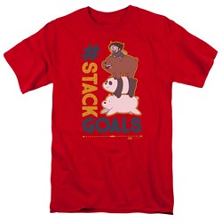 We Bare Bears - Mens Stack Goals T-Shirt