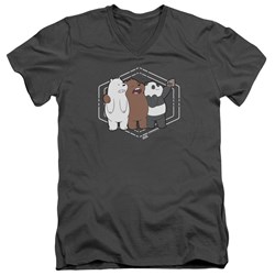 We Bare Bears - Mens Selfie V-Neck T-Shirt