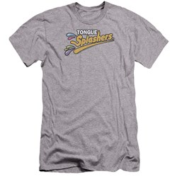 Dubble Bubble - Mens Tongue Splashers Logo Premium Slim Fit T-Shirt