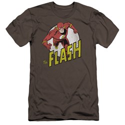 Dc Flash - Mens Run Flash Run Premium Slim Fit T-Shirt