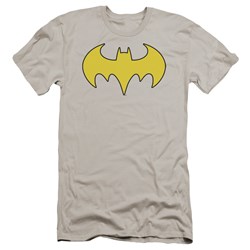 Dc - Mens Bat Girl Logo Premium Slim Fit T-Shirt