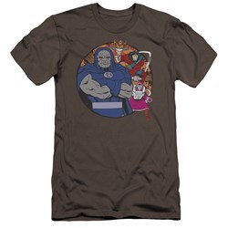 Dc - Mens Apokolips Represent Premium Slim Fit T-Shirt