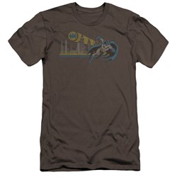 Dc - Mens Gotham Retro Premium Slim Fit T-Shirt