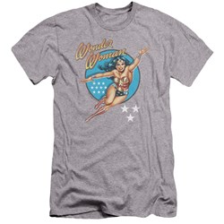 Dco - Mens Wonder Woman Vintage Premium Slim Fit T-Shirt