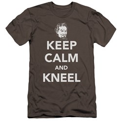 Dc - Mens Keep Calm And Kneel Premium Slim Fit T-Shirt