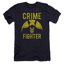 Dc - Mens Fight Crime Premium Slim Fit T-Shirt