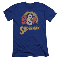 Dc - Mens Super Circle Premium Slim Fit T-Shirt