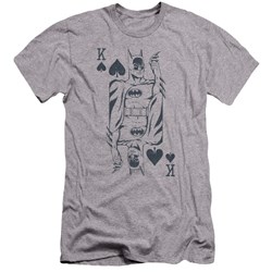 Dc - Mens Bat Card Premium Slim Fit T-Shirt