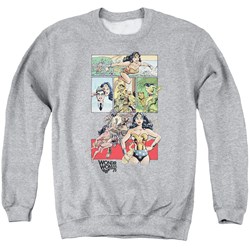 Wonder Woman - Mens Ww75 Comic Page Sweater