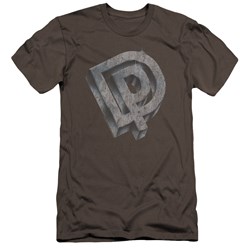 Deep Purple - Mens Dp Logo Premium Slim Fit T-Shirt
