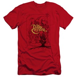Dark Crystal - Mens Poster Lines Premium Slim Fit T-Shirt