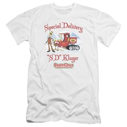 Santa Claus Is Comin To Town - Mens Kluger Premium Slim Fit T-Shirt
