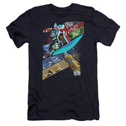 Voltron - Mens Crisscross Premium Slim Fit T-Shirt