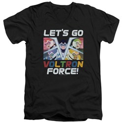 Voltron - Mens Lets Go V-Neck T-Shirt