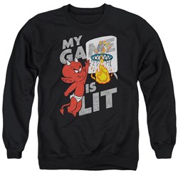 Hot Stuff - Mens Game Is Lit Sweater
