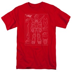 Voltron - Mens Voltron Schematic T-Shirt