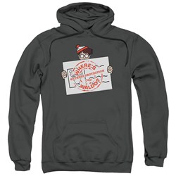 Wheres Waldo - Mens Witness Protection Pullover Hoodie