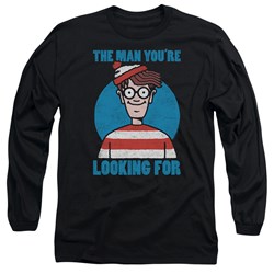 Wheres Waldo - Mens Looking For Me Long Sleeve T-Shirt