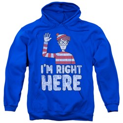 Wheres Waldo - Mens Im Right Here Pullover Hoodie