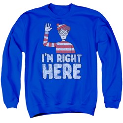 Wheres Waldo - Mens Im Right Here Sweater