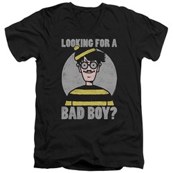 Wheres Waldo - Mens Bad Boy V-Neck T-Shirt