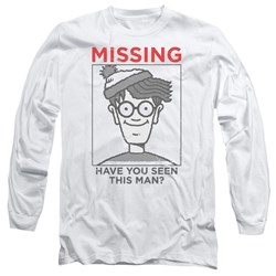 Wheres Waldo - Mens Missing Long Sleeve T-Shirt
