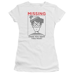 Wheres Waldo - Juniors Missing T-Shirt