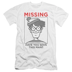Wheres Waldo - Mens Missing Premium Slim Fit T-Shirt
