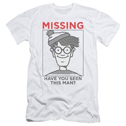 Wheres Waldo - Mens Missing Slim Fit T-Shirt