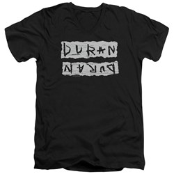 Duran Duran - Mens Print Error V-Neck T-Shirt