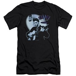 Elvis Presley - Mens Hillbilly Cat Premium Slim Fit T-Shirt