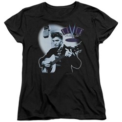 Elvis Presley - Womens Hillbilly Cat T-Shirt