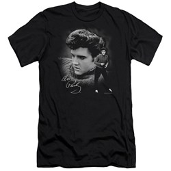Elvis Presley - Mens Sweater Premium Slim Fit T-Shirt