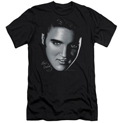 Elvis Presley - Mens Big Face Premium Slim Fit T-Shirt