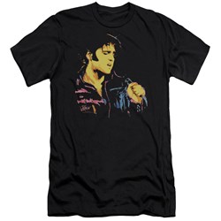 Elvis Presley - Mens Neon Elvis Premium Slim Fit T-Shirt