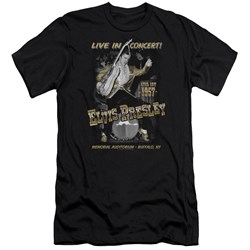 Elvis Presley - Mens Live In Buffalo Premium Slim Fit T-Shirt
