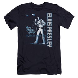 Elvis Presley - Mens One Night Only Premium Slim Fit T-Shirt