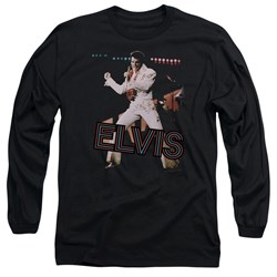 Elvis Presley - Mens Hit The Lights Long Sleeve T-Shirt