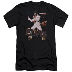 Elvis Presley - Mens Hit The Lights Premium Slim Fit T-Shirt