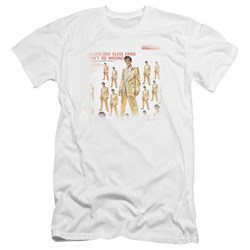 Elvis Presley - Mens 50 Million Fans Premium Slim Fit T-Shirt