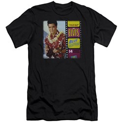 Elvis Presley - Mens Blue Hawaii Album Premium Slim Fit T-Shirt