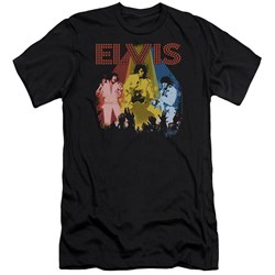 Elvis Presley - Mens Vegas Remembered Premium Slim Fit T-Shirt