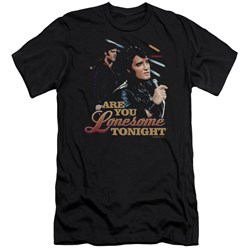 Elvis Presley - Mens Are You Lonesome Premium Slim Fit T-Shirt