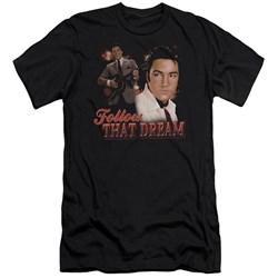 Elvis Presley - Mens Follow That Dream Premium Slim Fit T-Shirt