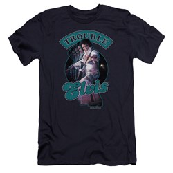 Elvis Presley - Mens Total Trouble Premium Slim Fit T-Shirt