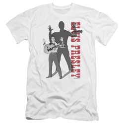 Elvis Presley - Mens Look No Hands Premium Slim Fit T-Shirt