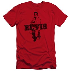 Elvis Presley - Mens Jamming Premium Slim Fit T-Shirt