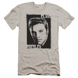 Elvis Presley - Mens Graphic Portrait Premium Slim Fit T-Shirt