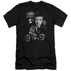 Elvis Presley - Mens The King Rides Again Premium Slim Fit T-Shirt