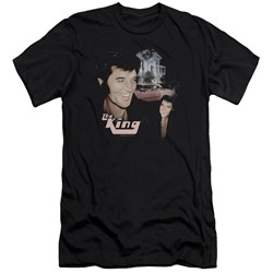 Elvis Presley - Mens Home Sweet Home Premium Slim Fit T-Shirt